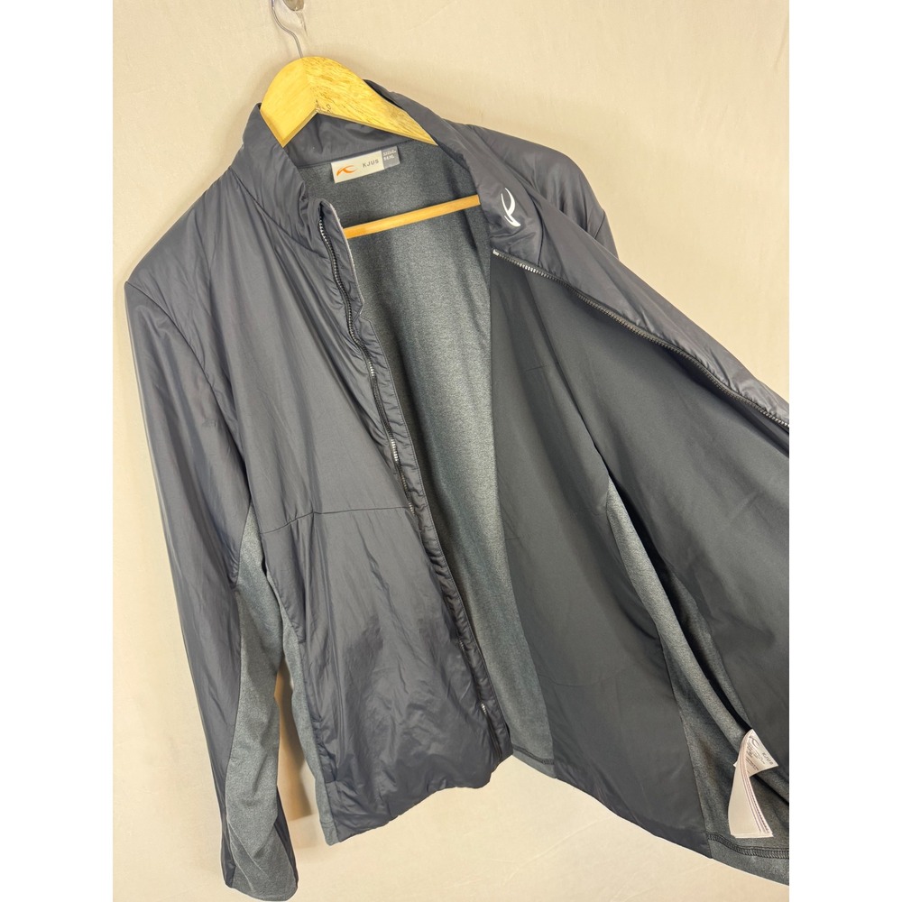 KJUS Men Radiation Jacket MG15-L11 Dark Gray Full Zip Lightweight Golf XL 54 - Picture 5 of 11
